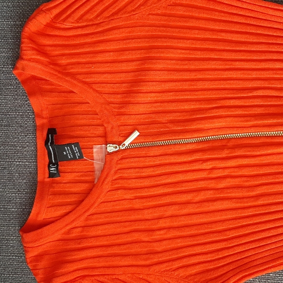 International Concepts I-N-C orange sweater top Size Medium - Picture 10 of 10